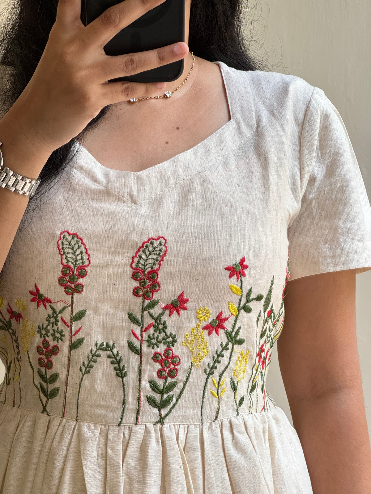 embroidered dress pinterest Our viral 3D embroidery short dress! DM to order . . . . (Wedding outfit, embroidered, floral outfit, frock, princess dress, ootd, Pinterest inspired outfit, viral dress, birthday dress, fashion series,
