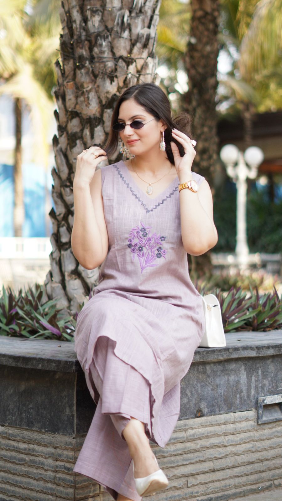 CLASSY SUMER WEAR KURTA SET WITH PLAZO