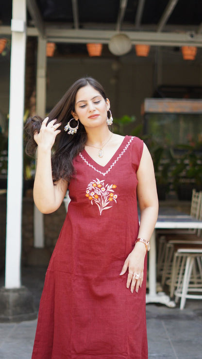 CLASSY SUMER WEAR KURTA SET WITH PLAZO